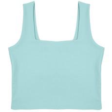 Baby Blue Supima Cotton Reversible Tank Top via TIZZ & TONIC
