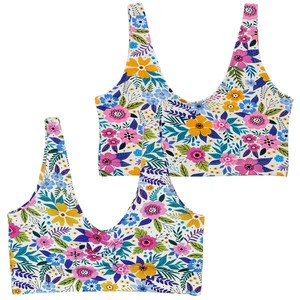 Wildflower Organic Cotton Soft Bra from TIZZ & TONIC