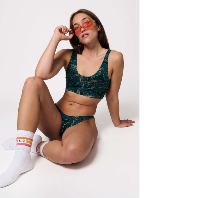 Jungle Organic Cotton Soft Bra from TIZZ & TONIC