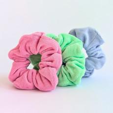 Fuzzy Velour Supima Cotton Scrunchies via TIZZ & TONIC