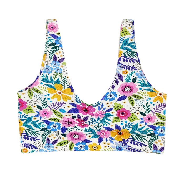 Wildflower Organic Cotton Soft Bra from TIZZ & TONIC