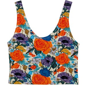 Flora Organic Cotton Cropped Tank Top from TIZZ & TONIC