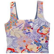 Aura + Foxy Grey Supima Cotton Reversible Tank Top via TIZZ & TONIC