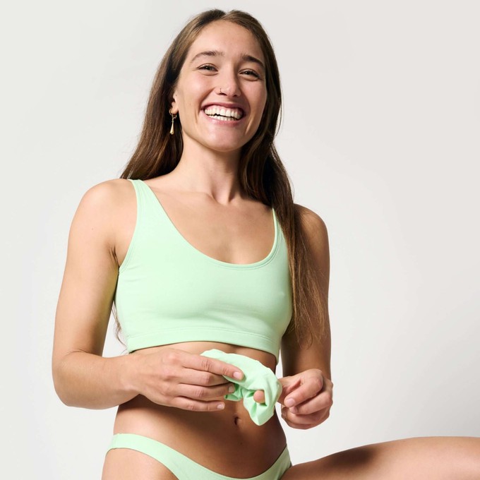 Melon Organic Cotton Soft Bra from TIZZ & TONIC