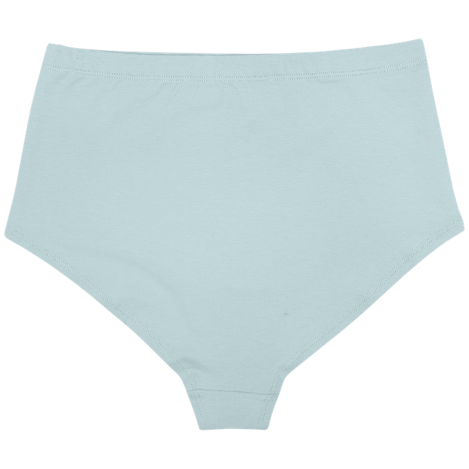 Baby Blue Supima Cotton Hi-Waist Panty from TIZZ & TONIC
