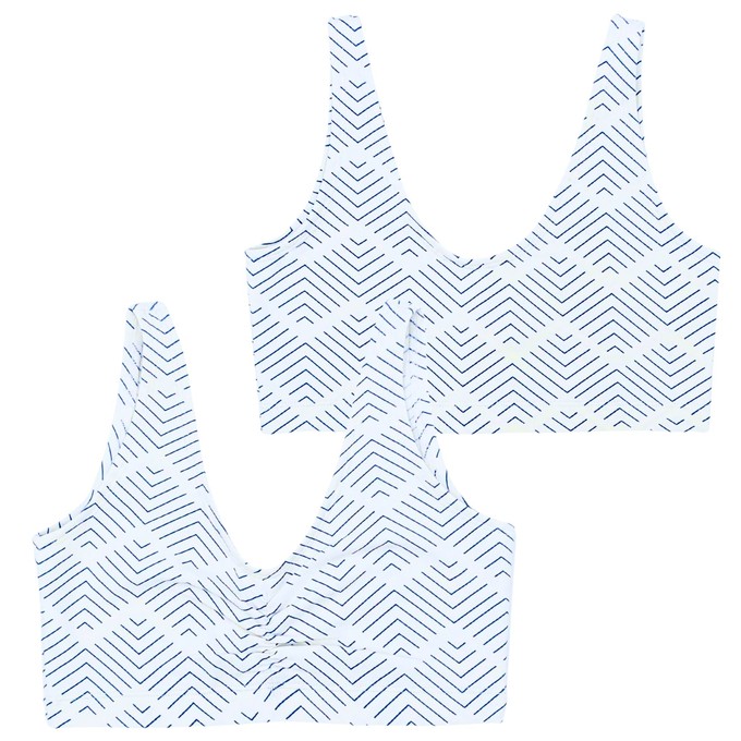 Santorini Organic Cotton Soft Bra from TIZZ & TONIC
