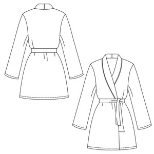 Tulip Organic Cotton Lazy Livin' Robe from TIZZ & TONIC