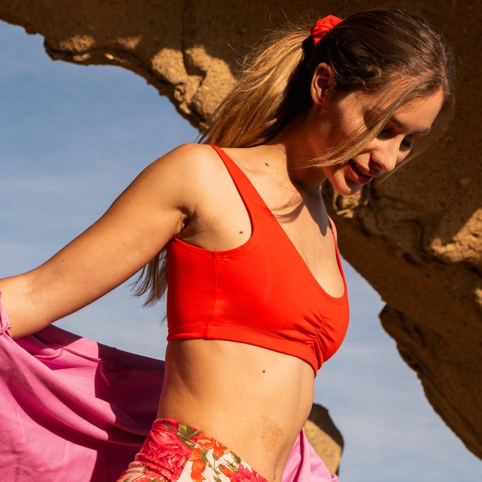 Uni-Colour Organic Cotton Scrunchies from TIZZ & TONIC