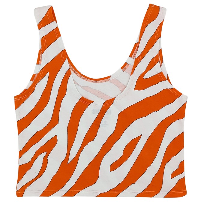 Tiger Lily Organic Cotton Cropped Tank Top from TIZZ & TONIC