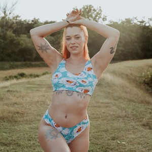 Blossom Organic Cotton Cheeky Panty from TIZZ & TONIC