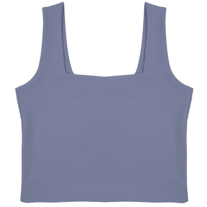 Foxy Grey Supima Cotton Reversible Tank Top from TIZZ & TONIC