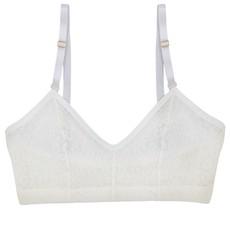 Leopard Print Mesh Soda Bralette (White) via TIZZ & TONIC