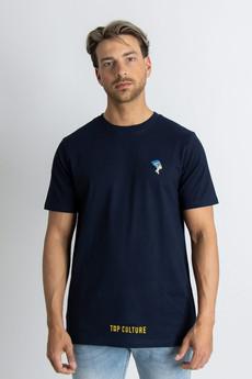 Navy logo t-shirt -Men from TOP CULTURE