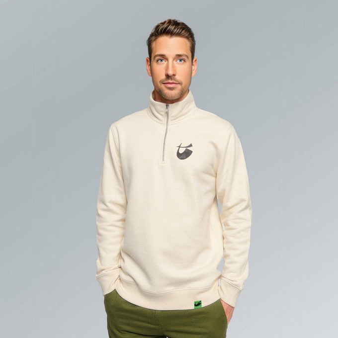 The Quarter Zip Sweatshirt: PURE from Treehopper