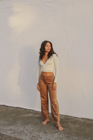 Kaya Wrap Top Creme - morena isabel from Troo