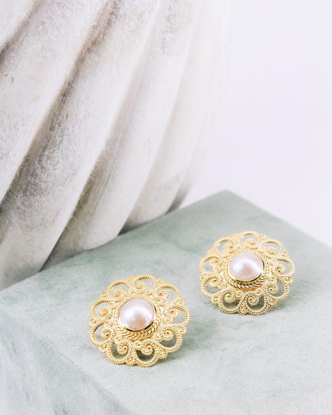 clementine earrings from TRUVAI jewellery