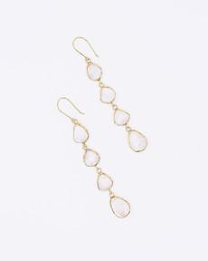 gardenia earrings via TRUVAI jewellery