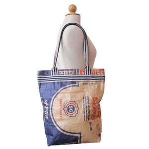 Bag made of recycled cement sacks from Tulsi Crafts