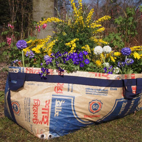 Plantbag made of recycled cement sacks | big from Tulsi Crafts