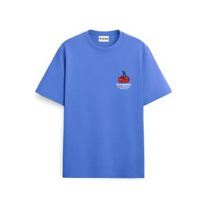 On Vacation Fruit stickers T-shirt Blauw from UP TO DO GOOD