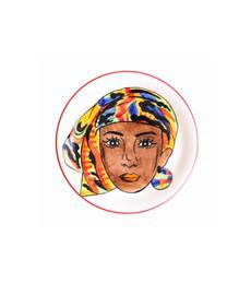 Women of the world bord 22cm Mali from UP TO DO GOOD