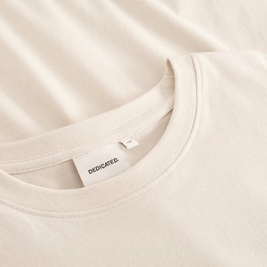 Dedicated T-Shirt Stockholm No Hands Oat White from UP TO DO GOOD