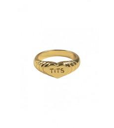 T.I.T.S. Pink Heart Ring - Goud from UP TO DO GOOD