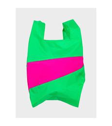 The New Shopping bag Greenscreen & Pretty Pink Large from UP TO DO GOOD