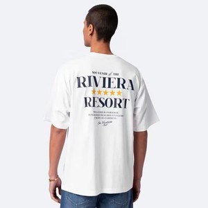 On Vacation Riviera T-Shirt Wit from UP TO DO GOOD