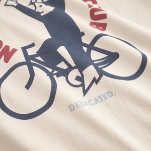 Dedicated T-Shirt Stockholm No Hands Oat White from UP TO DO GOOD