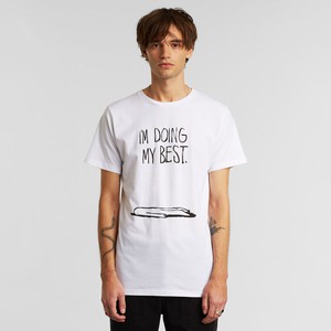 Dedicated T-shirt Stockholm Doing my Best White from UP TO DO GOOD