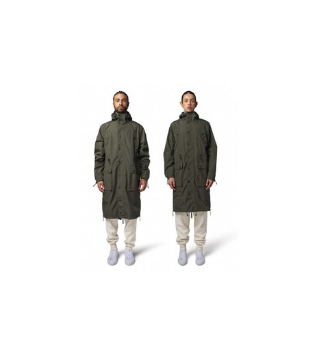 Light Weight Parka Army Green Regenjas from UP TO DO GOOD