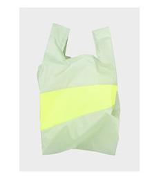 The New Shopping Bag Pistachio & Fluo Yellow Large from UP TO DO GOOD