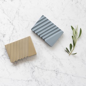Botma & Van Bennekom Soapholder porcelain grey blue from UP TO DO GOOD
