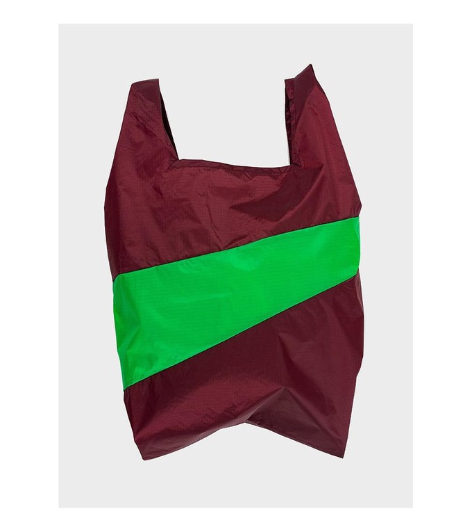 The New Shopping Bag Burgundy & Greenscreen from UP TO DO GOOD