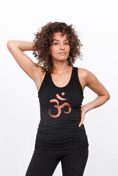 OM Yoga Tank – Urban Black from Urban Goddess