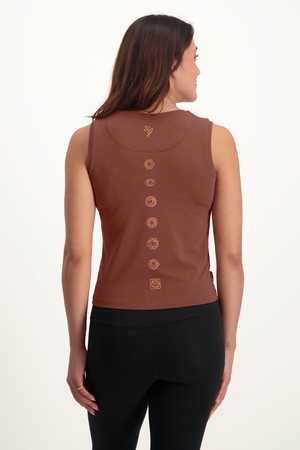 Karuna Balance Dry-fit Yoga Tank – Mocca from Urban Goddess