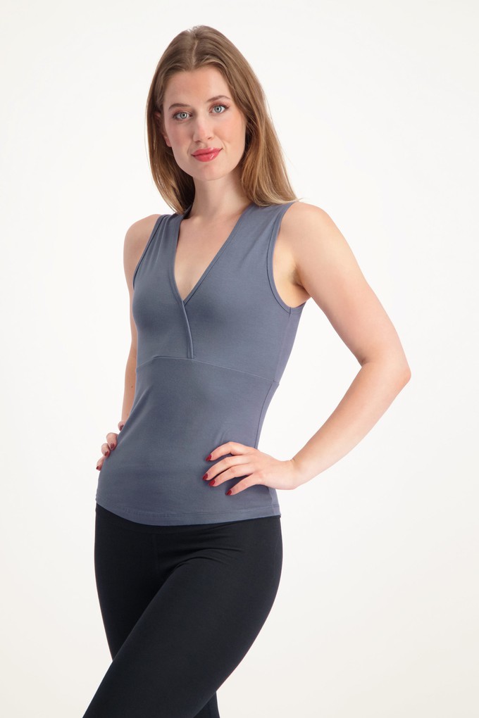 Namaste Yoga Top – Off Black from Urban Goddess