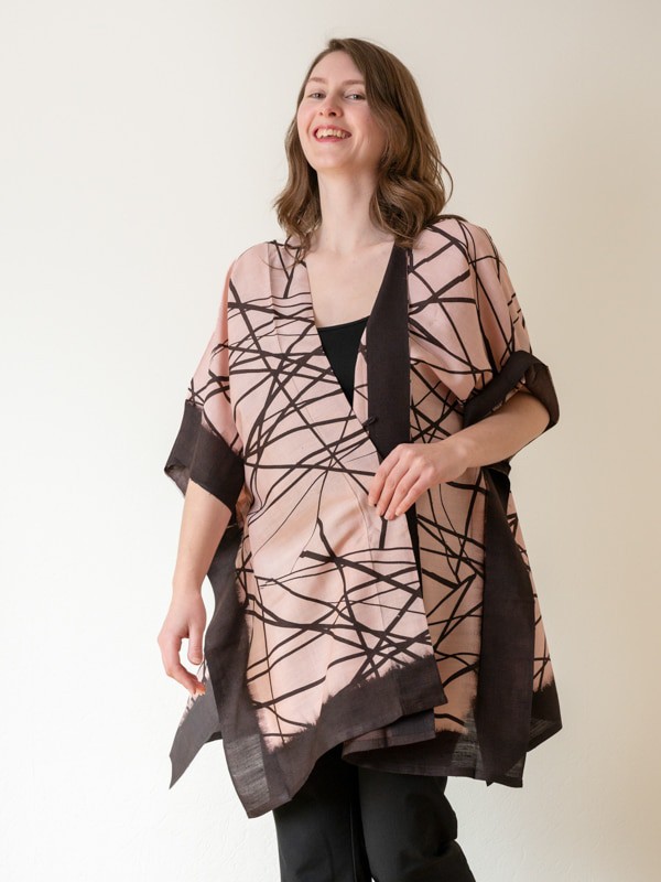 Organic Silk Kimono- Lattice from Urban Medley