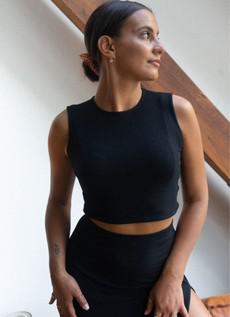 Claire Crop Top - Black from Urbankissed