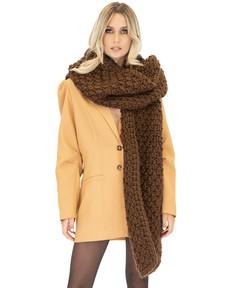 Blanket Chunky Scarf - Brown from Urbankissed