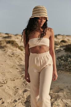Poppy - Organic Cotton Straight Leg Trousers from Urbankissed