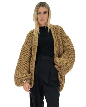 Classic Chunky Cardigan - Camel from Urbankissed