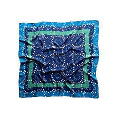 Delphi silk scarf Blue from Urbankissed