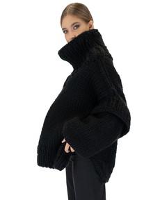 Turtle Rolled Neck Sweater - Black from Urbankissed