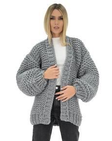 Classic Chunky Cardigan - Grey via Urbankissed