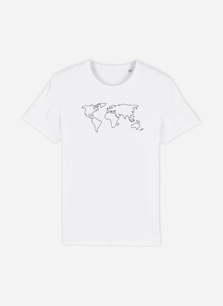 Embroidered Skyline - World | Organic Cotton T-shirts from Urbankissed