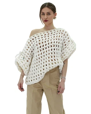 Bow Sleeve Sweater - White from Urbankissed