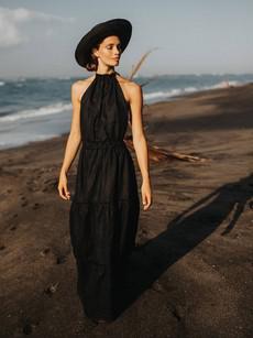 Annely Backless Dress in Black from Urbankissed