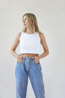 The Joanna | Crop Top - White via Urbankissed